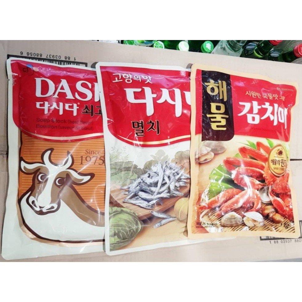 韓國牛肉粉/海鮮粉/小魚乾粉/蛤蜊粉～現貨