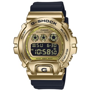 CASIO 卡西歐 G-SHOCK 時尚簡約金屬錶 (GM-6900G-9) 黑金