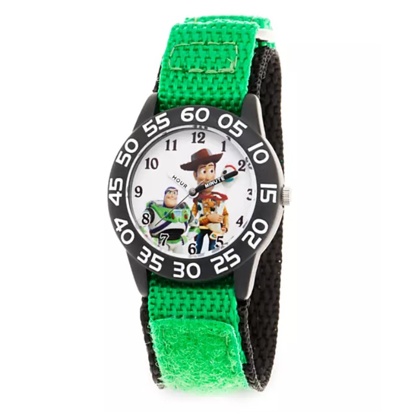 C【美國連線嗨心購Go】美國迪士尼 TOY STORY 4 玩具總動員4 兒童 學習手錶 胡迪 巴斯光年 手錶 綠色