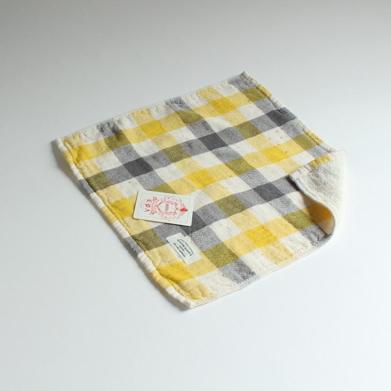 kontex Block Check Guest Towel/ Yellow eslite誠品