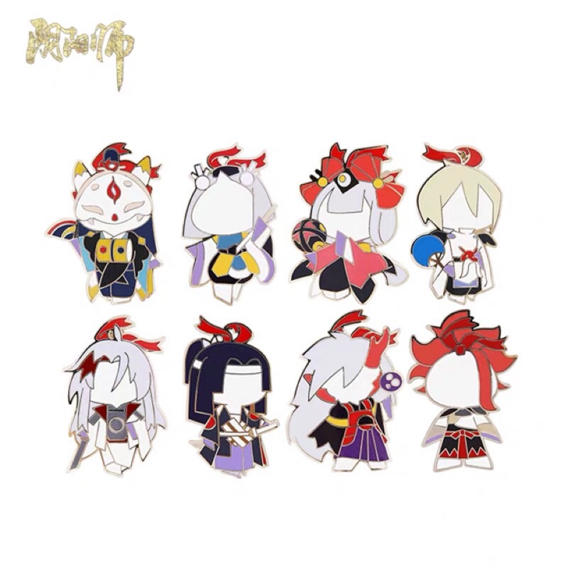 新品現貨 陰陽師 小紙人式神徽章 官方正版 蝦皮購物