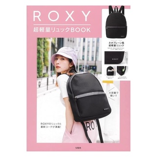 ★JS日雜附錄★ ROXY 黑色 輕量 網狀 休閒 運動 健身 雙肩包 後揹包