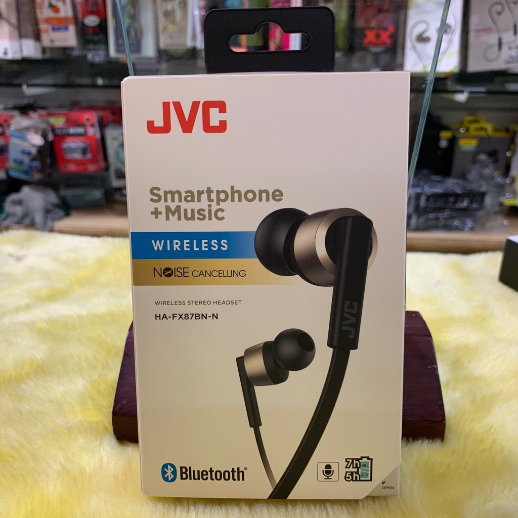 全新品 保固三個月 視聽影訊 公司貨 JVC藍牙立體聲降噪耳機 HA FX87BN HA-FX87BN 黑色