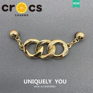 crocs 鞋釦 洞洞鞋鞋釦 金屬鏈條 時尚配飾 crocs 鞋面裝飾釦 珍珠jibbitz