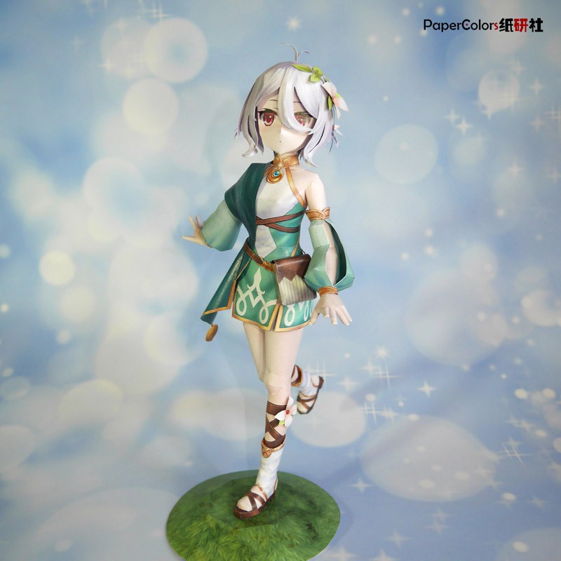 超異域公主連結_棗可蘿 可可蘿 立體紙模型 紙研社 原創 手工 DIY 摺紙折紙 紙製品 動漫同人