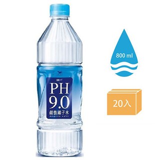 《統一》PH9.0 鹼性離子水(800mlx20入) 【海洋之心】台中以南不接單,謝謝