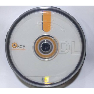 ...點子電腦-北投....散裝◎ OKAY DVD+R DL 8X單面雙層空白光碟片◎8.5GB，1片20元