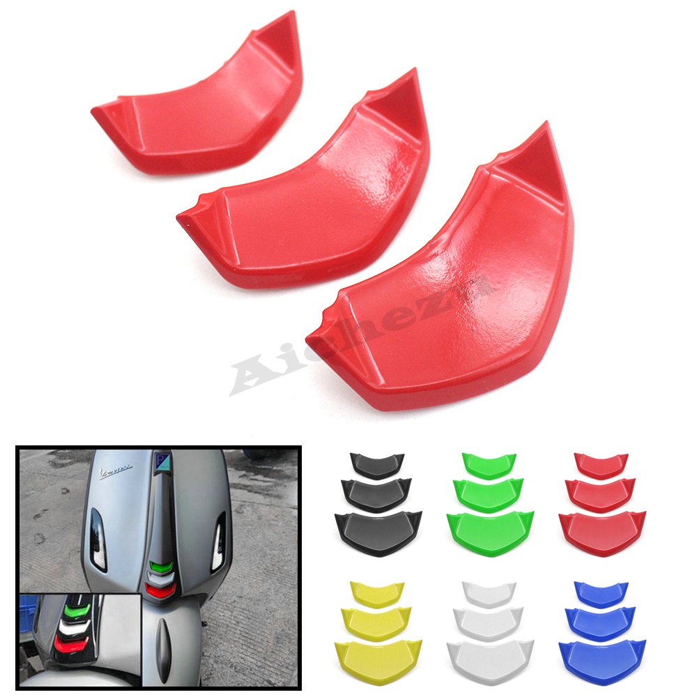 彩色裝飾摩托車零件適用於比亞喬Vespa 衝刺 春天150 領頭 Sprint150 2018-2020前裝飾罩 偉士牌