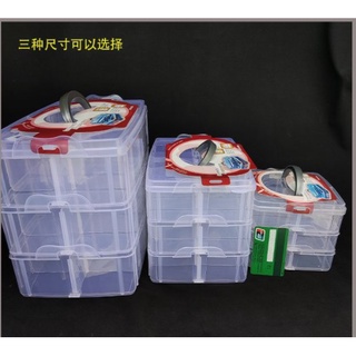 台灣出貨A1~可疊式 特大號三層收納盒 紙膠帶透明收納盒 玩具收納箱
