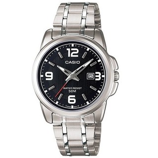 【CASIO】簡約知性女腕錶-黑面(LTP-1314D-1A)正版宏崑公司貨