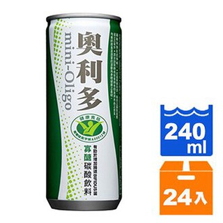 金車奧利多寡糖碳酸飲料240ml(24罐入)/箱【康鄰超市】