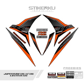 遙控版 135 JUPITER MX 135 EXCITER 135 LC 135 條紋貼紙貼花貼紙變化 2010 20