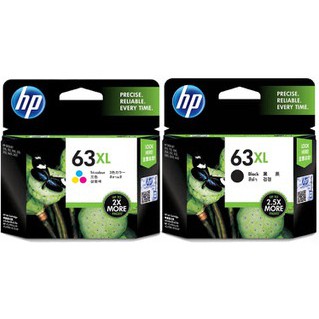 原廠HP  NO.63XL 高容量墨水匣   黑/彩色可供選擇