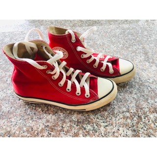 Converse 高筒帆布鞋(紅) 高筒 帆布鞋