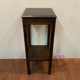 展示架 雙層花架 花盆架 盆景架 電話架全實木 聚寶盆財位風水玄關邊桌 雜貨王