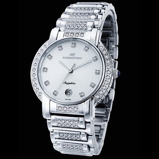 ROSDENTON 勞斯丹頓 男 藝術之家 晶鑽時尚腕錶-白/銀(2831MBB-W1)