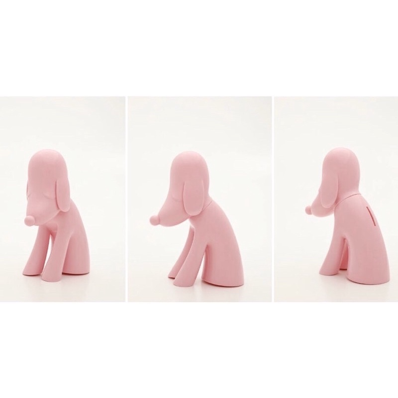 📢粉色在台♥️免運中｜日本製 青森美術館 奈良美智 寂寞的大狗 存錢筒