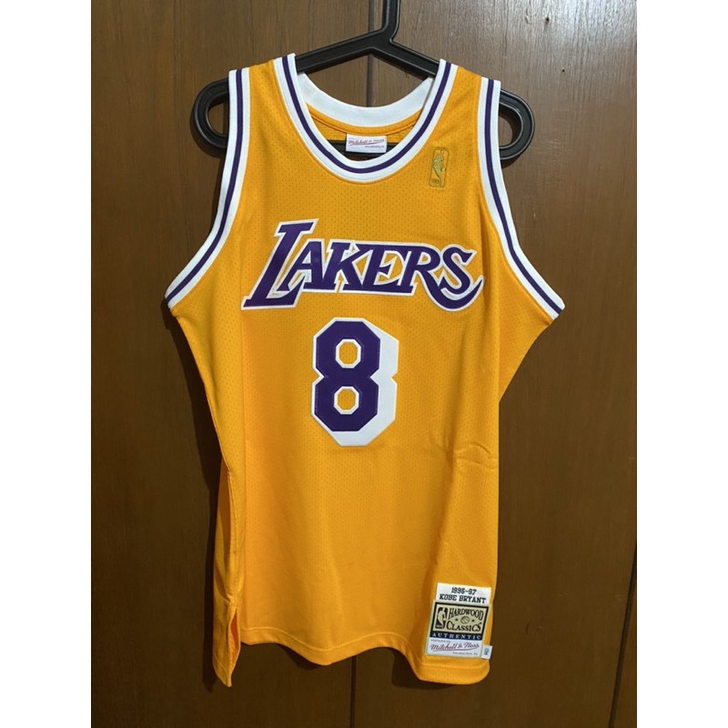 M&amp;N Kobe Bryant 96～97賽季湖人球衣(歡迎Kobe草寫藍交流)