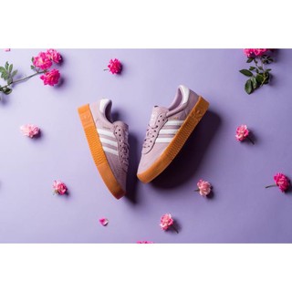 愛迪達 Adidas Sambarose 女鞋 厚底鞋 CG6205 紫色 焦糖底 粉紫
