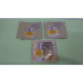 L'OCCITANE歐舒丹蠟菊賦活霜1.5ml&油1ml&眼霜1ml