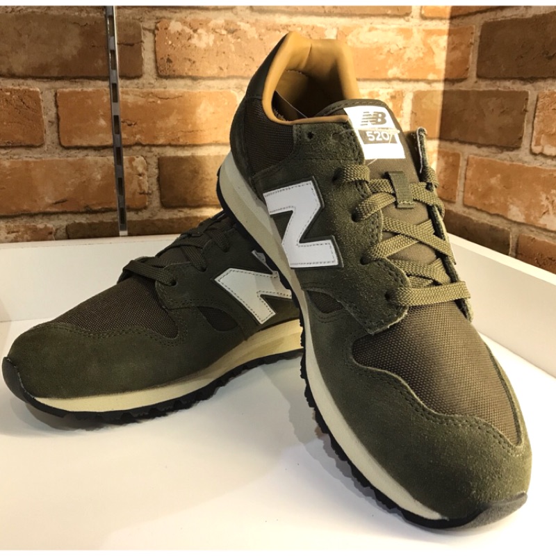 新配色🔺New balance 520 新款 男鞋 軍綠色 U520BG 經典復刻鞋 戶外配色 超好穿搭 👖