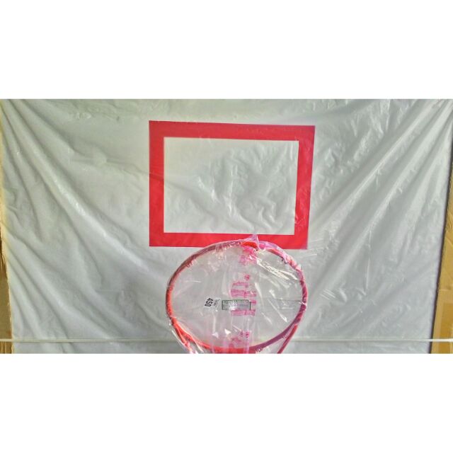 籃球板 耐用不怕水 玻璃纖維籃球板/籃框/籃網  長180公分x120公分  出清價7500元 貨運寄送