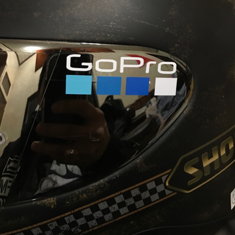 GoPro 貼紙 安全帽 鏡片貼 防水貼紙（可面交）