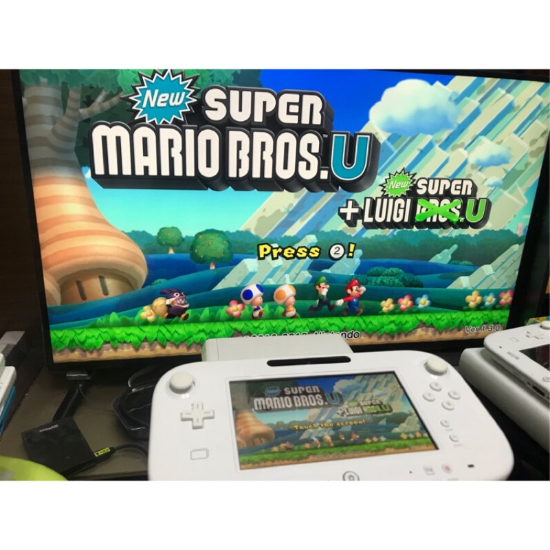 Wiiu 主機wii U 日版 Gamepad控制器 支援wii遊戲可改機固化switch可參考無盒裝 蝦皮購物