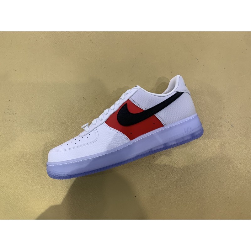  Nike Air Force 1 Low EMB 白 黑 紅 冰底 男鞋 CT2295-110