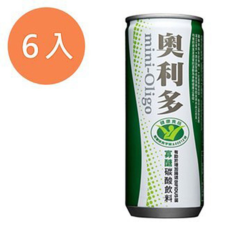 金車奧利多寡糖碳酸飲料240ml(6入)/組【康鄰超市】