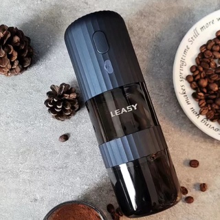 LEASY 咖啡磨豆機 咖啡研磨機 磨豆機 美式咖啡 陶瓷磨芯 現磨 時尚造型