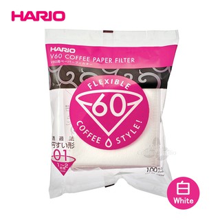 【日本 HARIO 】VCF-01-100W / 110W白濾紙 01 02 濾杯專用100張入 ★VCF-02 V60