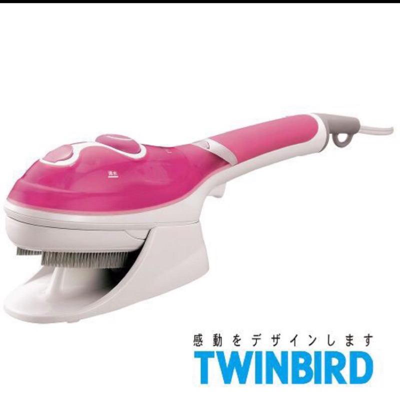 日本TWINBIRD 手持式蒸氣熨斗 SA-4084TW 粉紅色