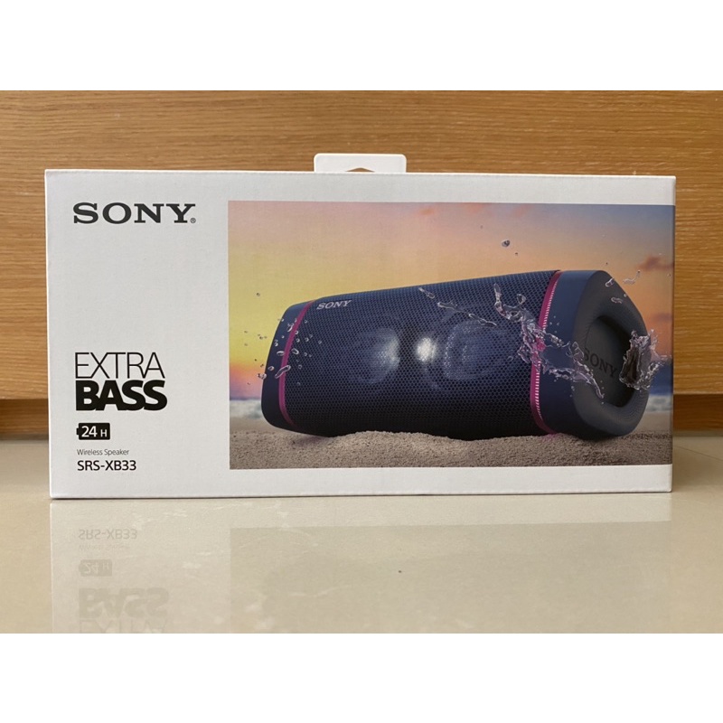 【全新公司貨】SONY SRS-XB33  藍色 EXTRA BASS™ 重低音防水防塵無線藍牙喇叭 可攜式無線揚聲器