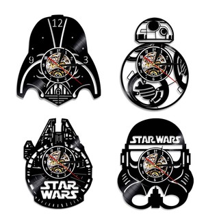 星際大戰 3D LED 視覺立體燈 七彩漸變氣氛 達斯魔 STAR WARS 小夜燈 趣味創意禮物 黑膠唱片掛鐘鏤空創意