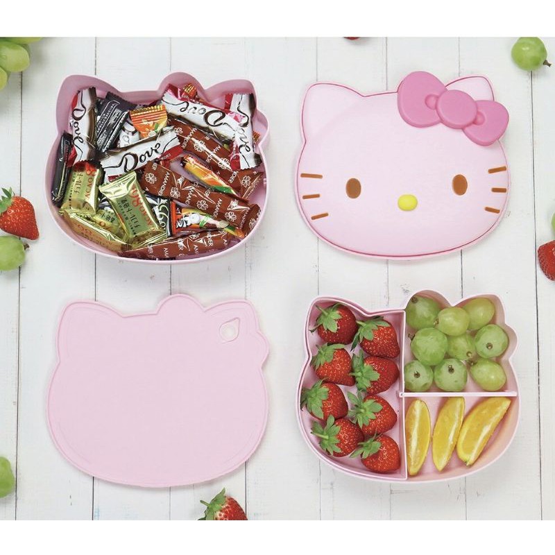 日本正版授權 三麗鷗 Hello Kitty 造型 便當盒