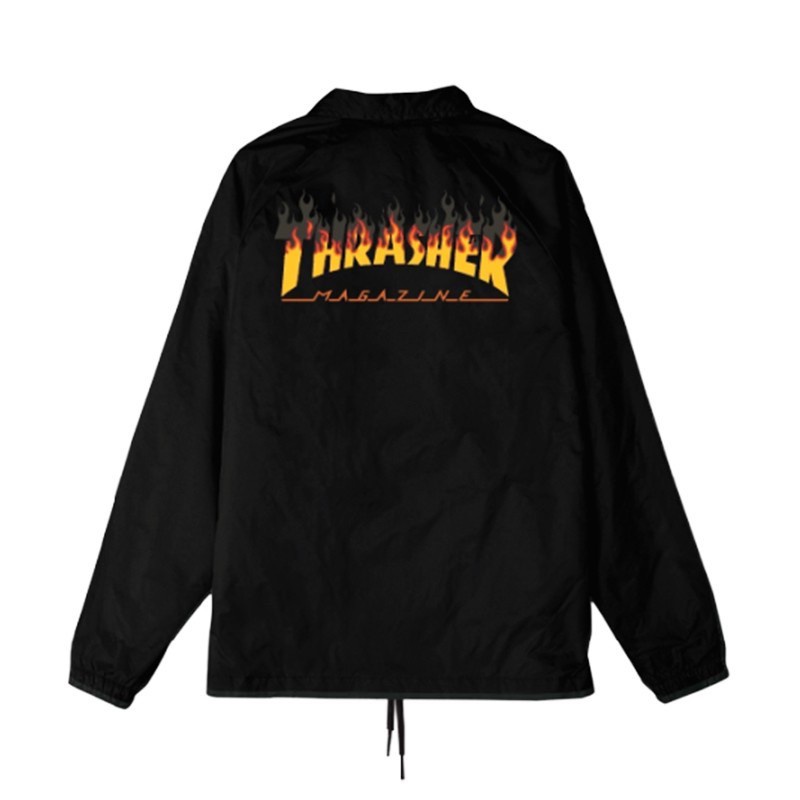 正版 火焰 FLAME THRASHER LOGO 經典 火焰 BBQ 教練外套 外套 潮牌 流行 正規經銷 安心購買