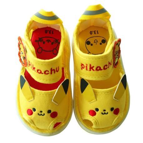 【預購】2021年5月熱門人氣新品 日本限定販售 monpoke 皮卡丘有聲音學步鞋 嬰幼兒嗶嗶鞋