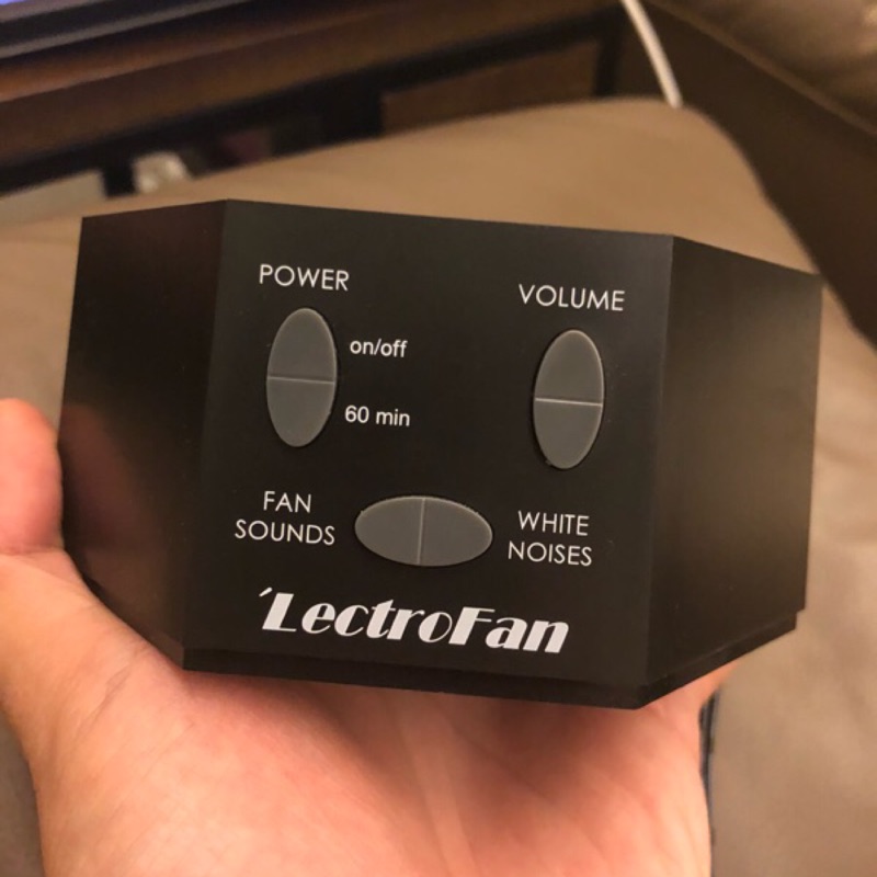 lectrofan 除噪助眠器 稀有 黑色 國外進口 正品