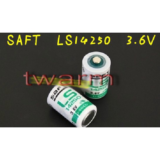 TW11300 / 法國SAFT LS14250 3.6V電池 PLC 鋰電池 ER14250 1/2AA (NO.63