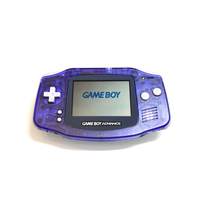 【勇者電玩屋】GBA正日版-稀有品 9.5成新 GBA 透明藍色限定款（Gameboy）非換殼機 13482790