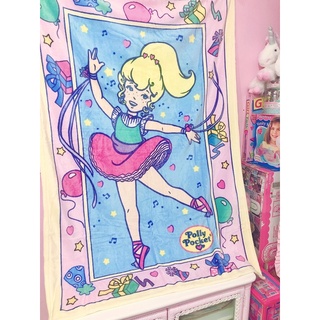 Polly Pocket 珊瑚絨毛毯 口袋芭莉 毯子