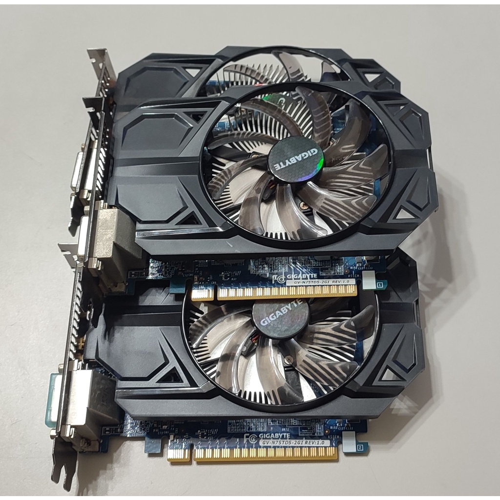 #722 技嘉 GTX750TI 2G 顯示卡 須接6PIN供電 GV-N75TD5-2GI