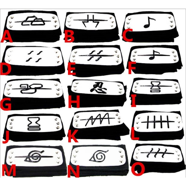 火影護額火影頭帶全系列木葉木判砂忍砂判音忍音判草判湯忍湯判雲判雨隱雨判霧隱霧判岩判瀧判自來也忍者聯軍火影忍者NARUTO