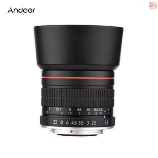 ANDOER 安多爾 85mm F1.8 大光圈中長焦全畫幅人像相機鏡頭手動對焦 7 組 10 元素 EF 卡口風景建築