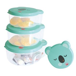 ✿花少~全新現貨出清✿ 韓國Neoflam 動物造型食物收納盒4入組~低價出清 數量有限~