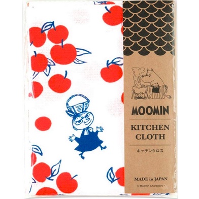 【Moomin嚕嚕米】日本製抹布 棉100%北歐風格印花 廚房抹布 擦碗巾 裝飾蓋布 台灣現貨 快速出貨