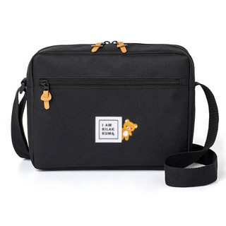 No.186【懶懶熊 拉拉熊リラックマ Shoulder Bag Book BLACK ver. 側背包】