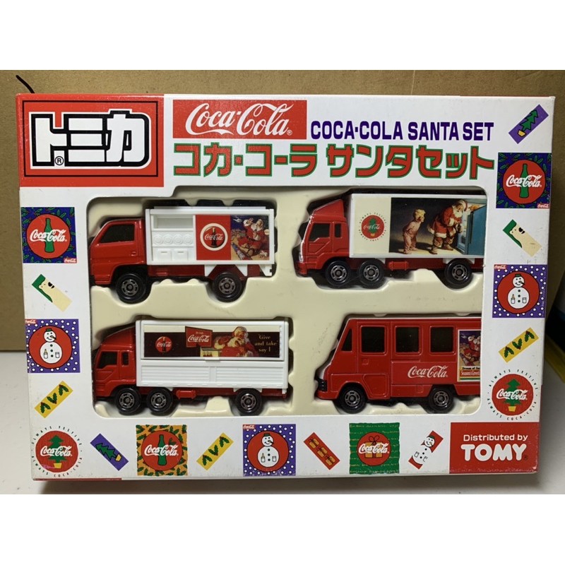 ［現貨］Tomica Tomy 舊紅標 可口可樂 聖誕 套組 盒組