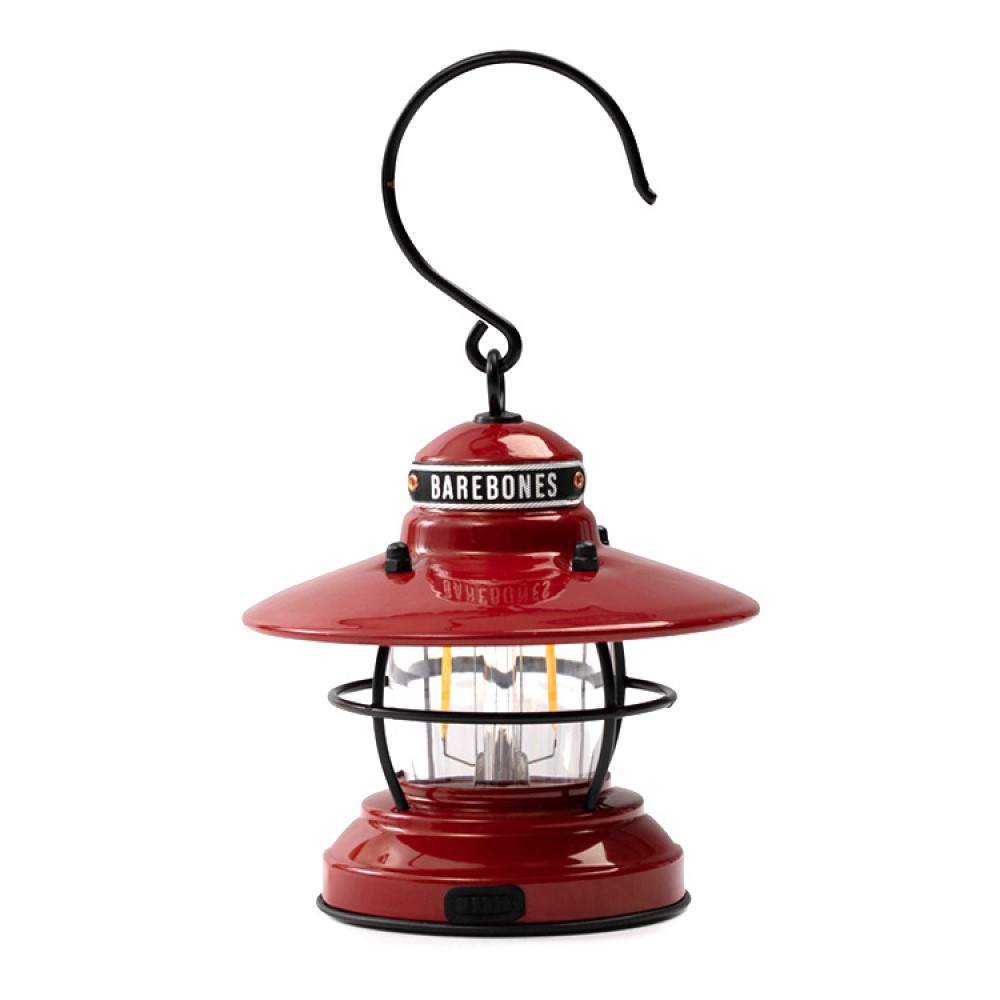 [阿爾卑斯戶外] Barebones Edison Mini Lantern 平放/吊掛營燈 紅色 LIV-274